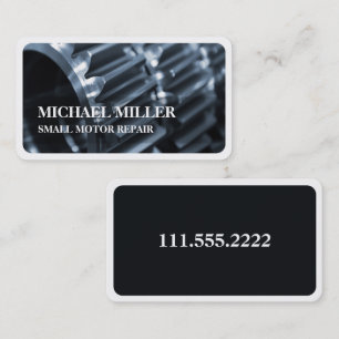 Kleine motorreparatie visitekaartje