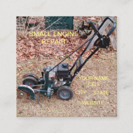 KLEINE MOTORREPARATIE-Visitekaartje Vierkante Visitekaartje