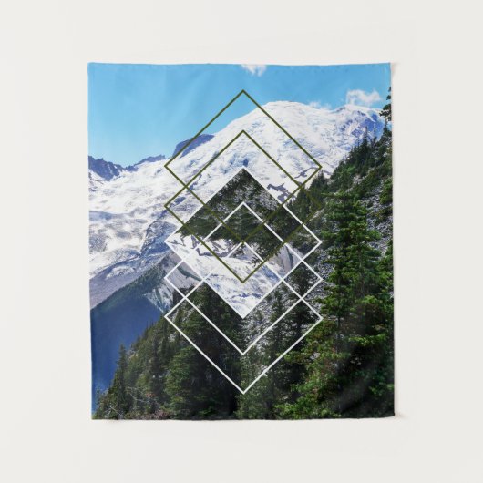 Kleine Mount Rainier Wandkleed (Voorkant)