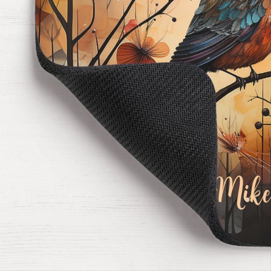 Kleine mousepad, twee Tortelduifjes, Muismat (Hoek)