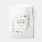 Kleine Mr ONEderful Boy First Birthday Favor Bag Bedankzakje (Voorkant)