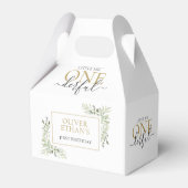 Kleine Mr ONEderful First Birthday Elegant Bedankdoosjes (Voorkant Zijde)