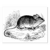  kleine muis Antiek Rubberstempel (Afrduk)