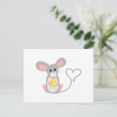 Kleine muis briefkaart (Staand voorkant)