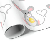 Kleine muis cadeaupapier (Rol Hoek)