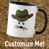 kleine muis cowgirl Mok