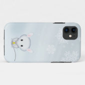 Kleine Muis in de Sneeuw Case-Mate iPhone Case (Achterkant (horizontaal))