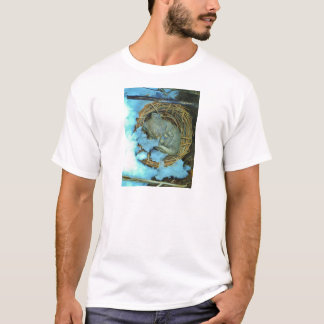 Kleine muis in de sneeuw t-shirt