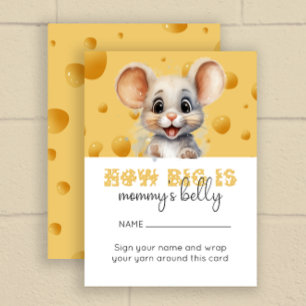 Kleine muis in kaas hoe groot is mama's buik informatiekaartje