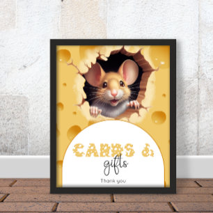 Kleine muis in kaas kaarten & cadeaus poster
