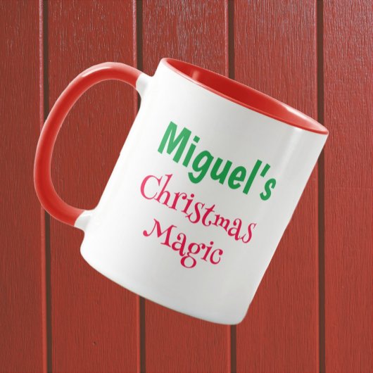 kleine muis kerstman mok