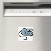 Kleine muis magneet (Insitu (Vaatwasser))