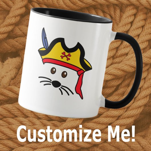 kleine muis piraat mok