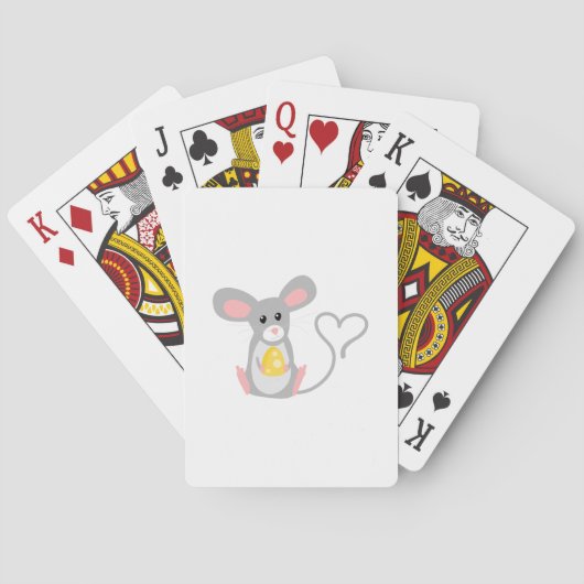 Kleine muis pokerkaarten (Achterkant)