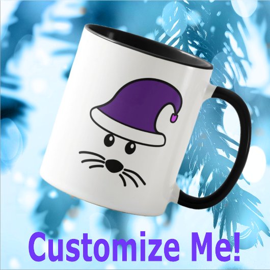 kleine muis Santa Elf Mok