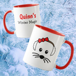 kleine muis winter magie mok