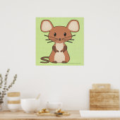 Kleine muisafdrukken poster (Keuken)
