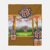 Kleine muisjes fleece deken (Voorkant)