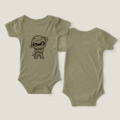 Kleine Mummie Baby Body (Ontwerp Voorkant & Achterkant)