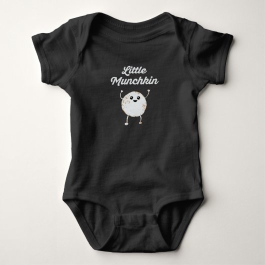 Kleine Munchkin Grappige Donut Baby Romper (Voorkant)
