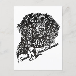 Kleine Munsterlander (logo) Briefkaart