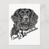 Kleine Munsterlander (logo) Briefkaart (Voorkant)