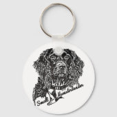 Kleine Munsterlander (logo) Sleutelhanger (Voorkant)