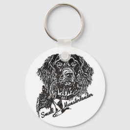 Kleine Munsterlander (logo) Sleutelhanger