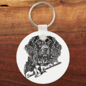 Kleine Munsterlander (logo) Sleutelhanger (Voorkant)