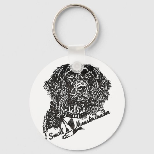 Kleine Munsterlander (logo) Sleutelhanger (Achterkant)
