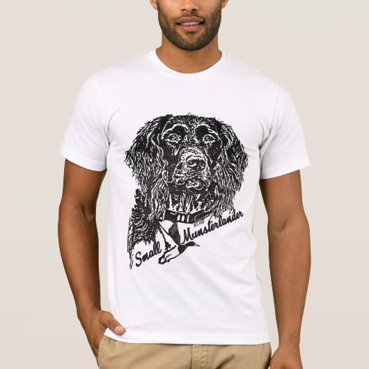 Kleine Munsterlander (logo) T-shirt (Voorkant)