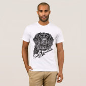 Kleine Munsterlander (logo) T-shirt (Voorkant volledig)