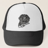 Kleine Munsterlander (logo) Trucker Pet (Voorkant)