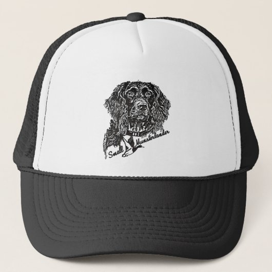 Kleine Munsterlander (logo) Trucker Pet (Voorkant)