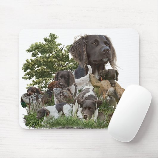 Kleine Munsterlander Muismat (Met muis)