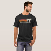 kleine Munsterlander Pointer Retro mama papa T-shirt (Voorkant volledig)