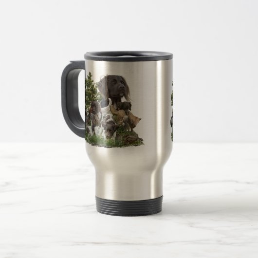 Kleine Munsterlander Reisbeker (Voorkant links)