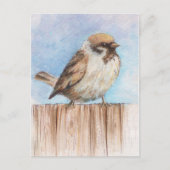 Kleine mus briefkaart (Voorkant)