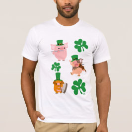 Kleine muzikanten T-shirt voor St Patrick's Day