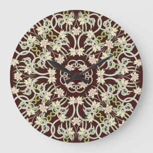 Kleine narcis, art nouveau plein. grote klok