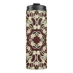 Kleine narcis, art nouveau plein. thermosbeker