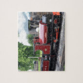 Kleine Narrow-golocomotief Legpuzzel (Verticaal)