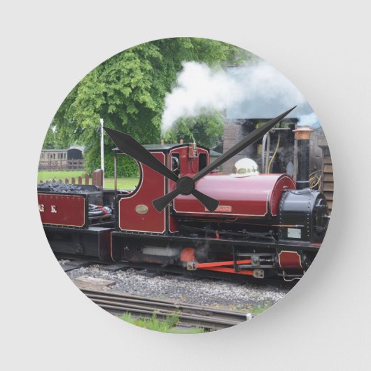 Kleine Narrow-golocomotief Ronde Klok (Voorkant)