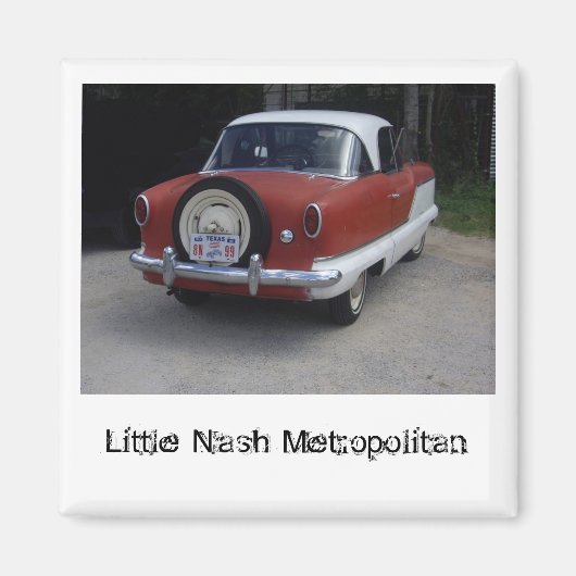 Kleine Nash Metropolitan magneet (Voorkant)