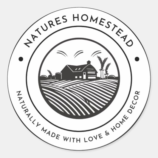 Kleine Naturen Homestead Stickers (Voorkant)
