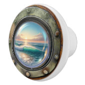 Kleine nautische - oceaan keramische lade knoppen (Rechts)