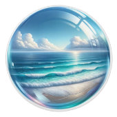 Kleine nautische - oceaan keramische lade knoppen (Voorkant)