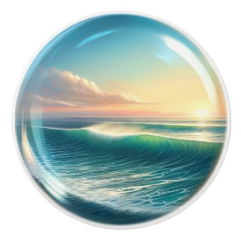 Kleine nautische - oceaan keramische lade knoppen