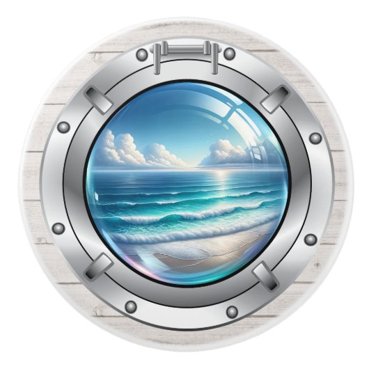 Kleine nautische - oceaan keramische lade knoppen (Voorkant)