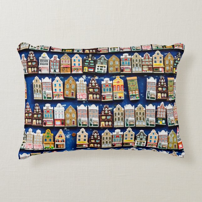 Kleine Nederlandse souvenirs en geschenken - schoe Accent Kussen (Voorkant)